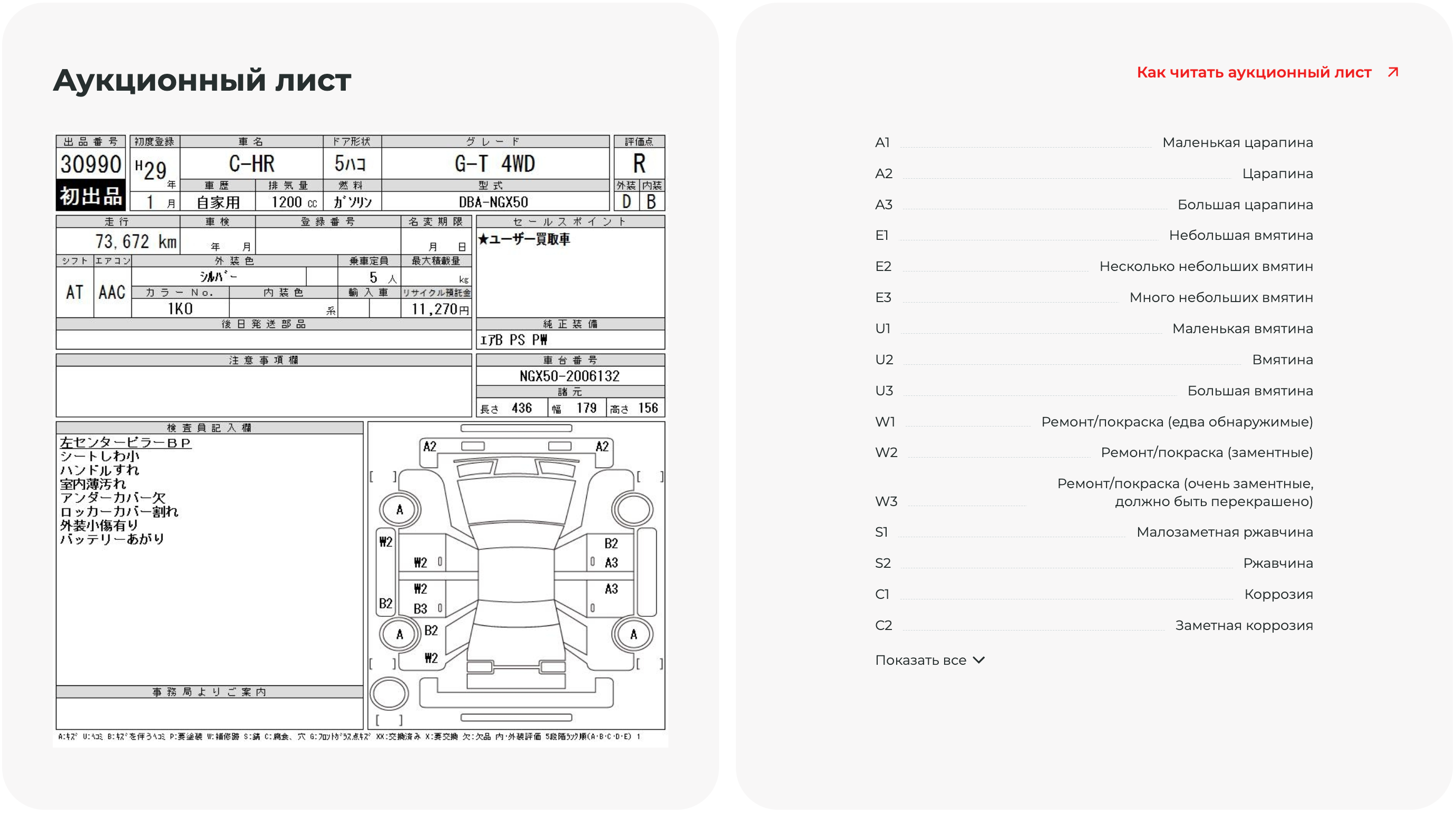 Аукционный лист